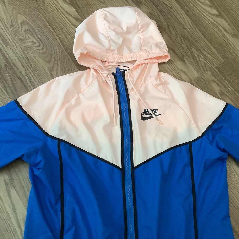 Nike Blue and Pink Women's Jacket